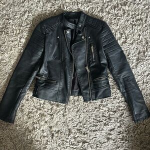 Zara leather jacket